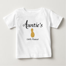 Camiseta Tia Baby Toddler Roupa amendoim Niece Nephew
