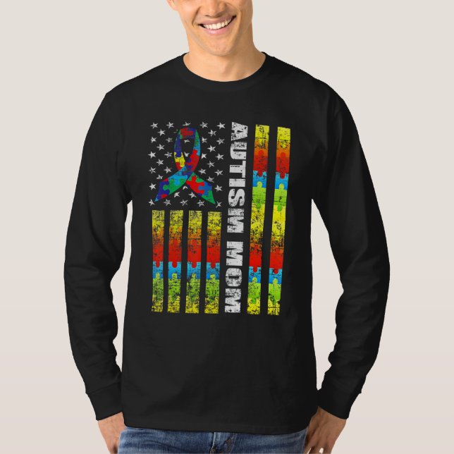 Camiseta Tia Bear Autismo Sensibilização Excelente de Supor (Frente)