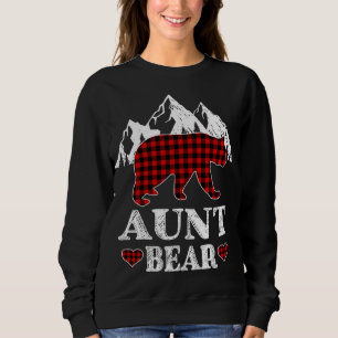 Camiseta Tia Bear Christmas Pajama Red Xadrez Buffalo Match