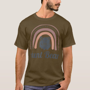 Camiseta Tia Bear Engraçado Arco-Íris, amante de urso