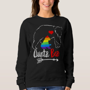 Camiseta Tia Bear Orud Mãe Aunta Tia Ally Lgbtq Rainbo