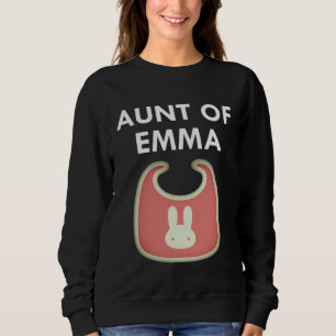 Camiseta Tia Bebê Emma Menina Recém-Nascida Individual