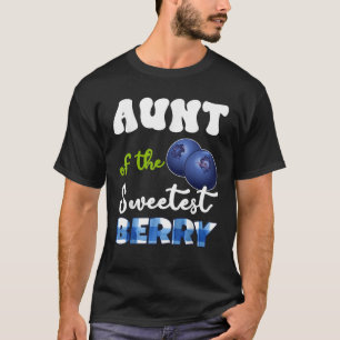 Camiseta Tia Berry primeiro aniversario Blueberry Tema Swee