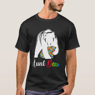 Camiseta Tia Bonita Ursa Autismo Conhecimento Família Autis