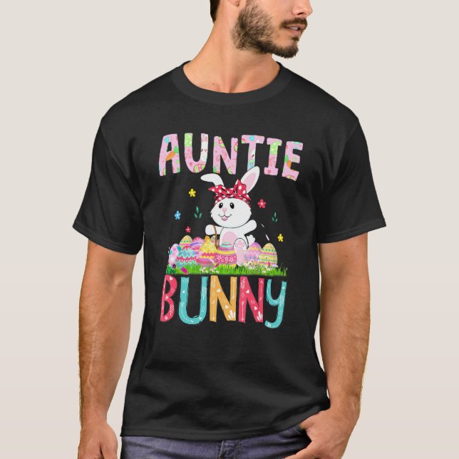 Camiseta Tia Bunny Felz pascoa S Dia Páscoa Coelhinha (Frente)