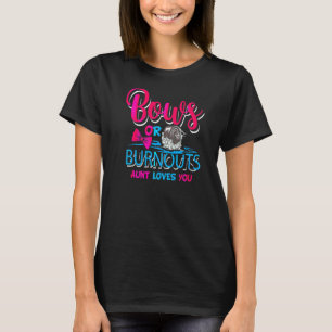 Camiseta Tia Burnouts Ou Arcos Gênero Revelam Festa De Bebê