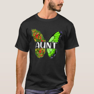 Camiseta Tia Butterfly A Família De Felicitações De Natal P