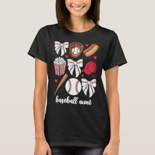 Camiseta Tia Bysebyll Coquette Bow para Mulheres Sobrinho B