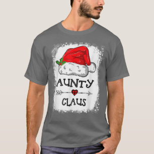 Camiseta Tia Claus Christmas Light Pajama Matching