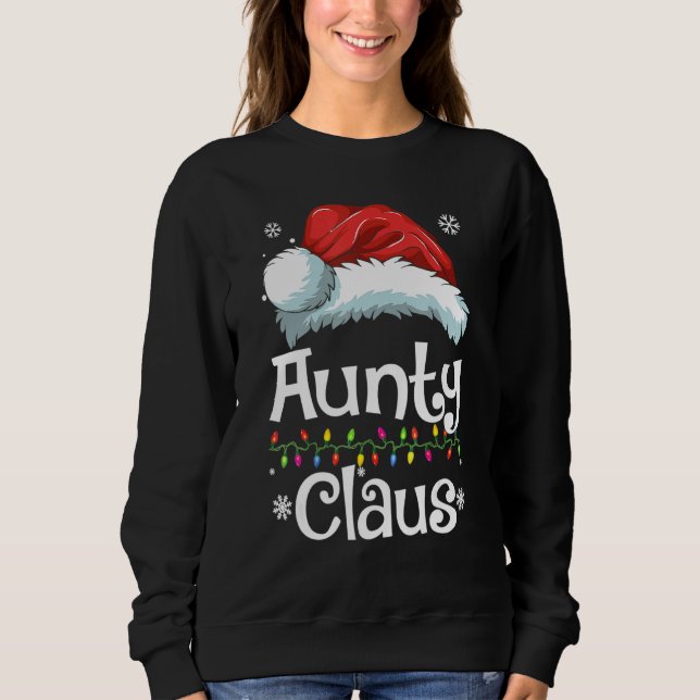 Camiseta Tia Claus Family Matando Tia Claus Pajama Xm (Frente)