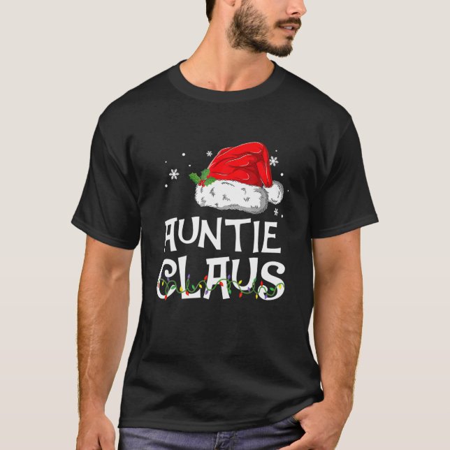 Camiseta Tia Claus Natal Família Pajama Matando Xmas (Frente)