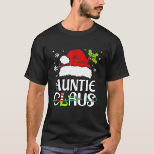 Camiseta Tia Claus Natal Família Pajama Matando Xmas