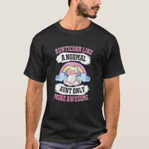 Camiseta Tia como uma tia normal só mais incrível Uni