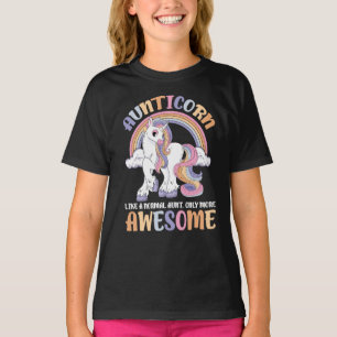 Camiseta tia-corno como uma tia normal só que mais incrível