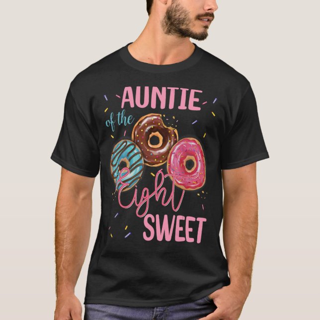 Camiseta Tia Da Doce Oitava Festa de aniversário (Frente)