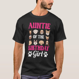 Camiseta Tia Da Festa De Noivado Da Garota Cachoreira