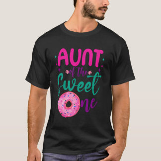 Camiseta Tia Da Festa De Um primeiro aniversario Que Corres