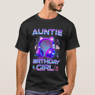 Camiseta Tia Da Menina Do Aniversário K-pop Família Coreana