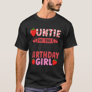 Camiseta Tia da Menina do Primeiro Aniversário da Berry Doc