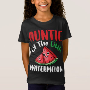 Camiseta Tia Da Pequena Melancia De Verão Famosa