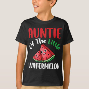 Camiseta Tia Da Pequena Melancia De Verão Famosa