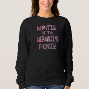 Camiseta Tia Da Princesa Mermazinhosa Festa B Dia