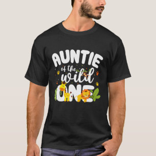 Camiseta Tia da selva Safari, um jardim zoológico selvagem
