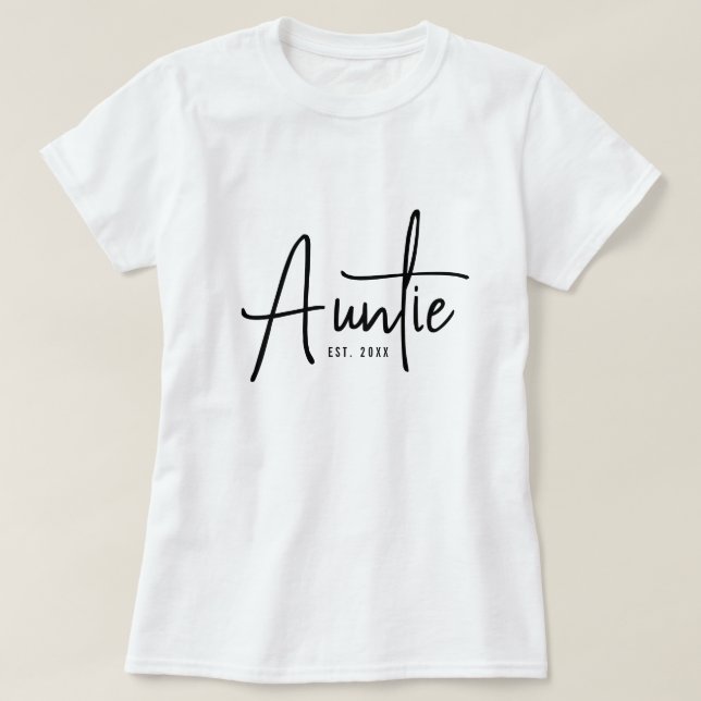 Camiseta Tia da Trendy, presente para sua tia favorita (Frente do Design)