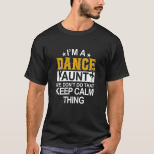 Camiseta Tia Dançarina Feminina Dançando Dança Tias