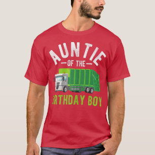 Camiseta Tia De Aniversário Que Corresponde Ao Lixo.