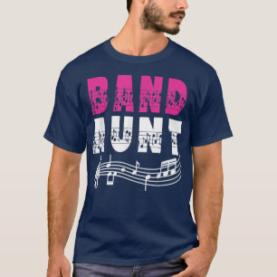 Camiseta Tia De Banda De Marcha De Um Membro Da Banda De Ma