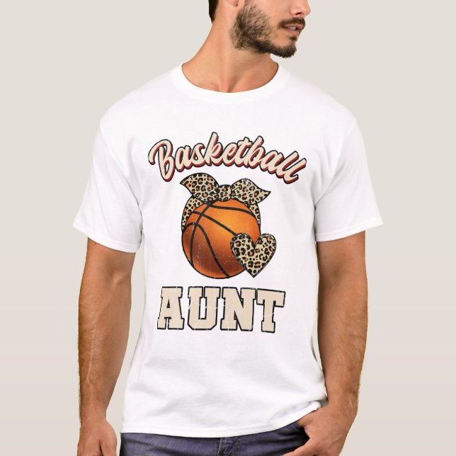 Camiseta Tia de Basquete Bandana Leopardo (Frente)