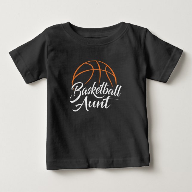 Camiseta Tia de Basquete Basquete Mãe Tia Gift (Frente)