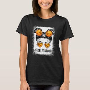 Camiseta Tia de basquete, Menina de Arma Mensageira Mãe
