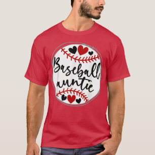 Camiseta Tia De Beisebol Para Dia de as mães De Avó-Mulher
