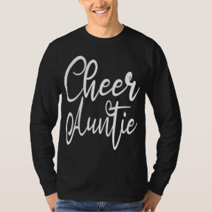 Camiseta Tia de Cheerleader "Tia Bonita" para Mulheres Dive