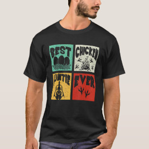 Camiseta Tia de Frango Vintage Retro Melhor de Todos os Tem