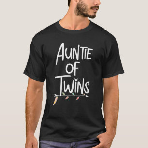 Camiseta Tia De Gêmeos Orgulhosos Irmã Dia de as mães G