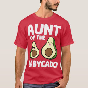 Camiseta Tia De Gravidez Do Bebê Avocado Do Babycado