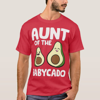 Camiseta Tia De Gravidez Do Bebê Avocado Do Babycado