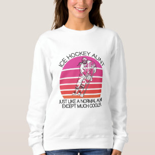 Camiseta tia de hóquei no gelo