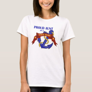Camiseta Tia de umas armas nucleares do marinho