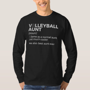 Camiseta Tia de Volei Definição Melhor Tia de Todos os Temp
