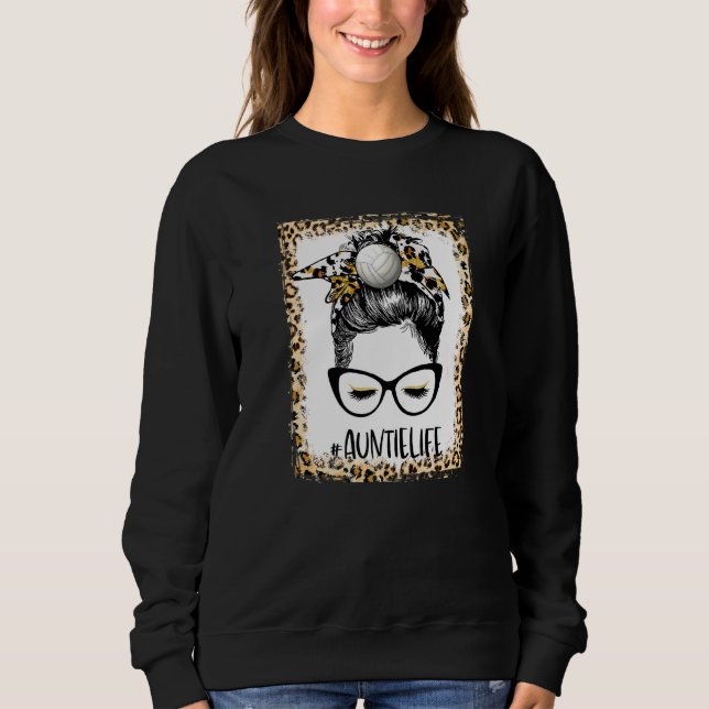 Camiseta Tia de Voleibol Branqueada - Dia do Jogo Mal (Frente)