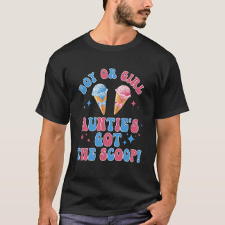 Camiseta Tia Descobre se é Menino ou Menina com Sorvete