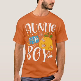 Camiseta Tia Diz Rapaz Engraçado Pumpkin No Dia das Bruxas