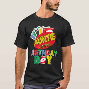 Camiseta Tia Do Aniversário Da Uno Uno 7 Birthday Bo