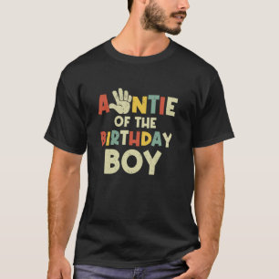 Camiseta Tia Do Aniversário Oi, 5 Anos De Idade