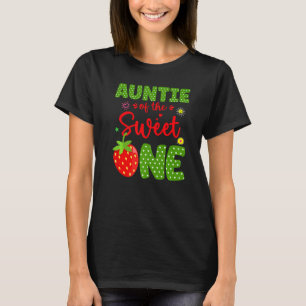 Camiseta Tia Do Aniversário One Strawberry 1rua B