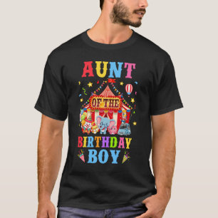 Camiseta Tia Do Aniversário Para O Tema Do Carnaval De Boy